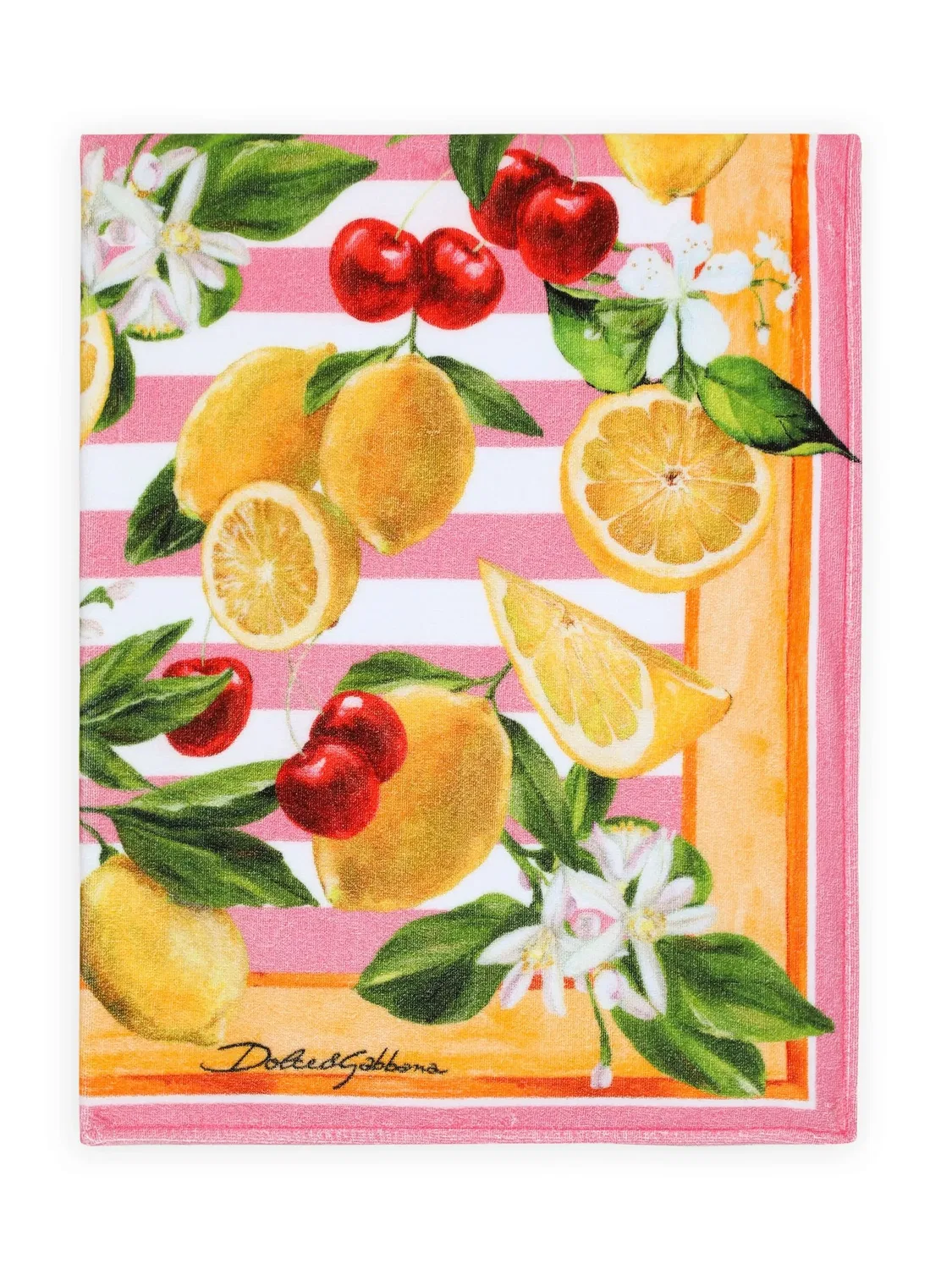 Dolce & Gabbana Полотенце из хлопка розовое