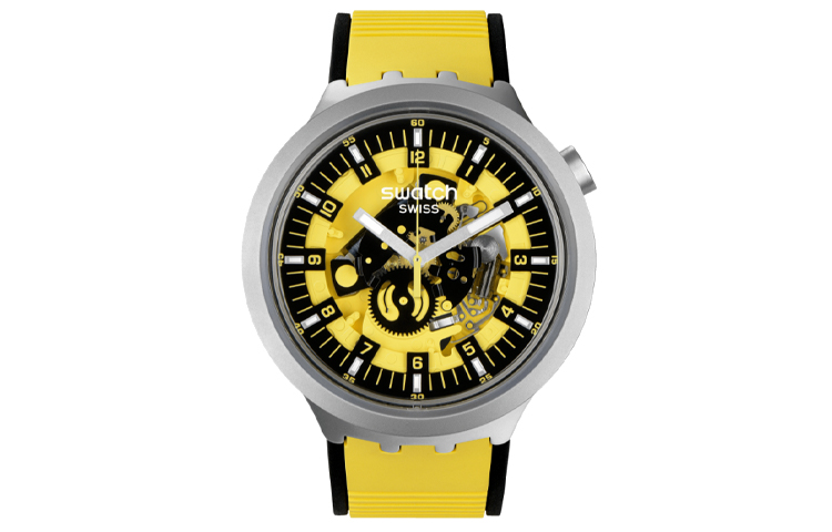 

Мужские скелетон часы 47 мм SB07S109 SWATCH