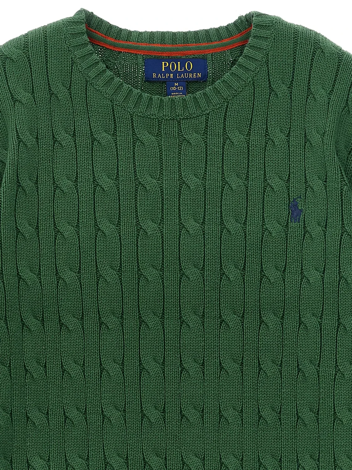 Вязаный свитер Polo Ralph Lauren, зеленый — фото 3