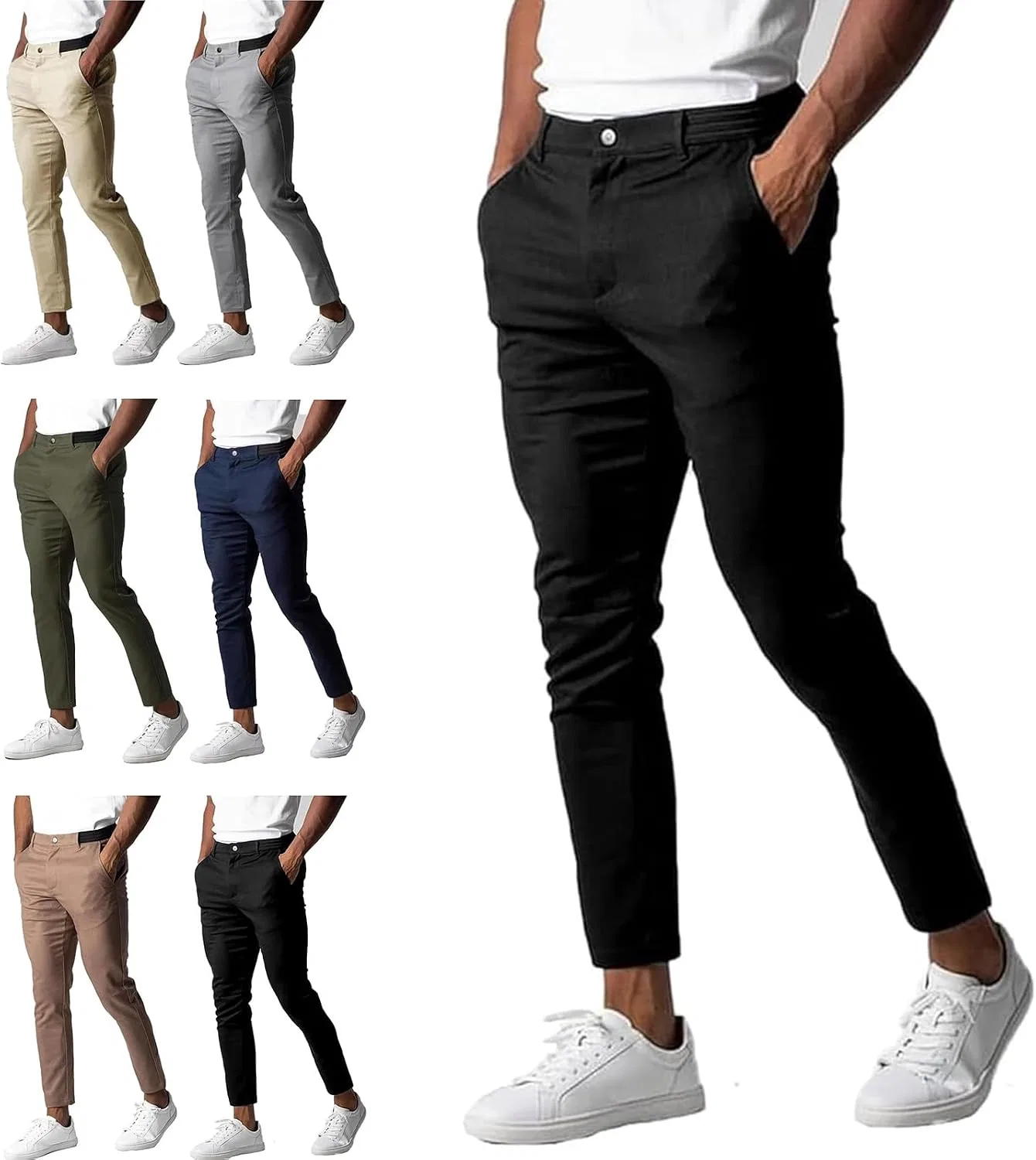 Мужские брюки чинос Active Chinos, чёрный