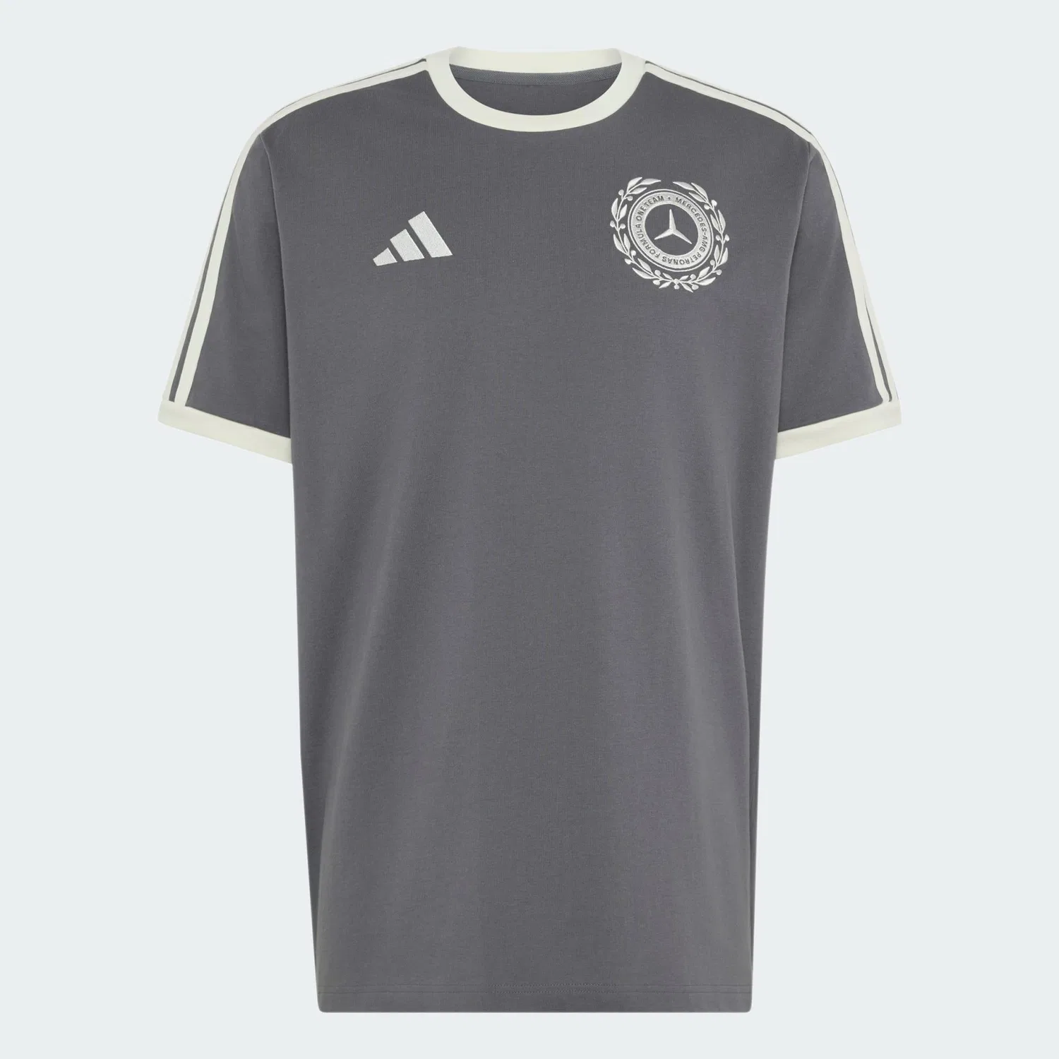 Мужская футболка с принтом Silver Arrows Icon Adidas, Grau Weiss