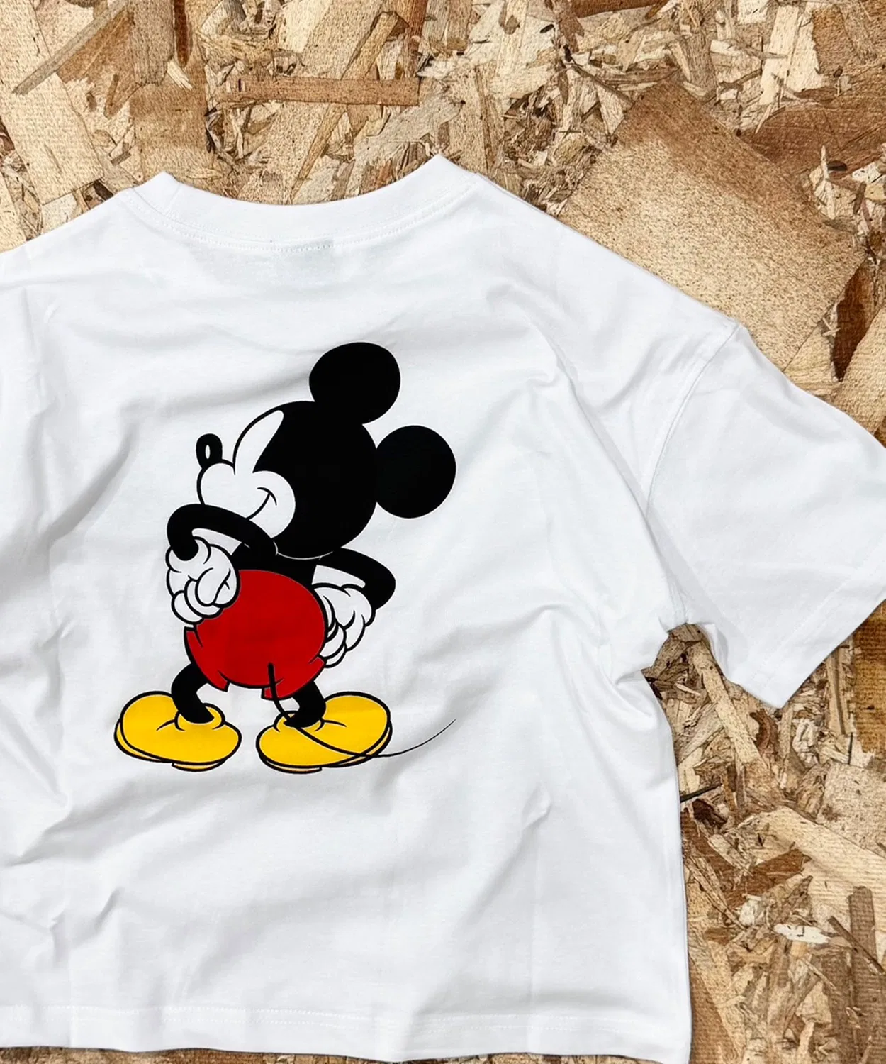 Детская футболка с принтом Mickey Mouse оверсайз Disney, White