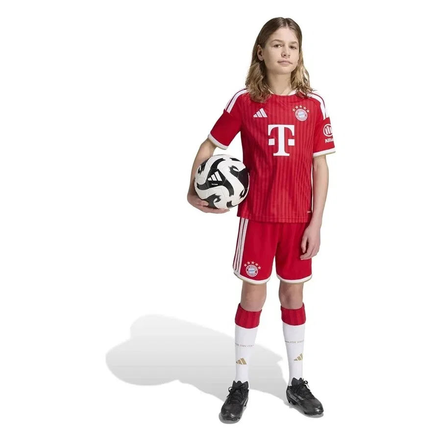 Детские шорты с технологией Climacool FC Bayern Model adidas, Красный — фото 4