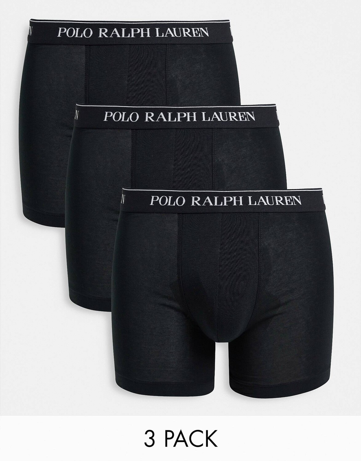 

Комплект из 3 удлиненных плавок черного цвета Polo Ralph Lauren