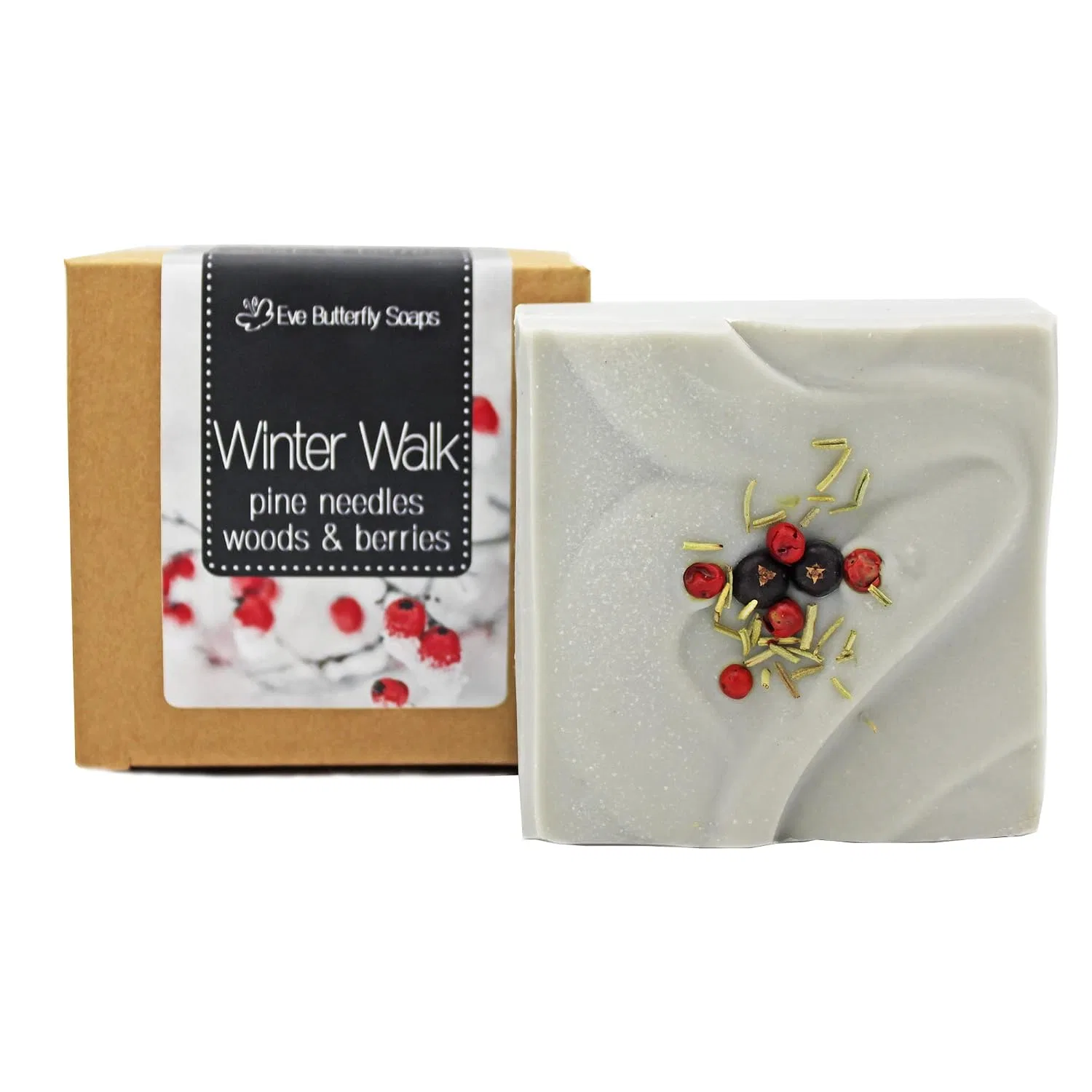 Мыло рождественское Winter Walk, EveButterflySoaps, 120 г