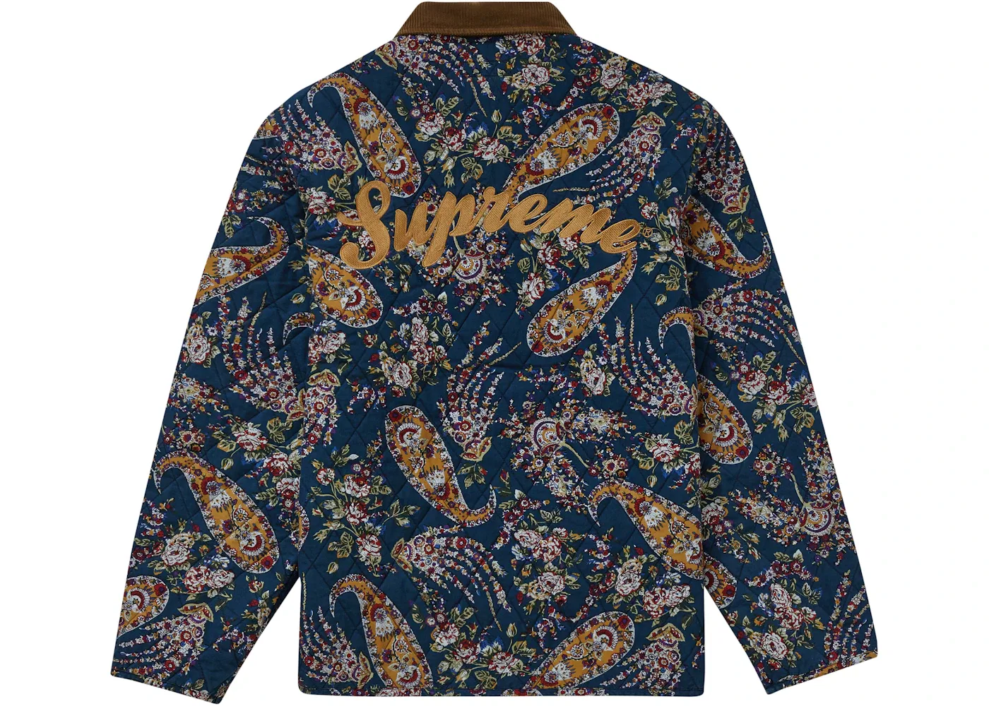Мужская куртка с принтом Supreme, Navy Paisley — фото 3