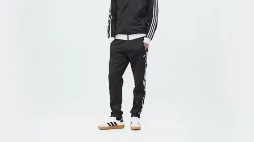 Мужские спортивные штаны облегающего кроя Beckenbauer Adidas Originals, черный — фото 2