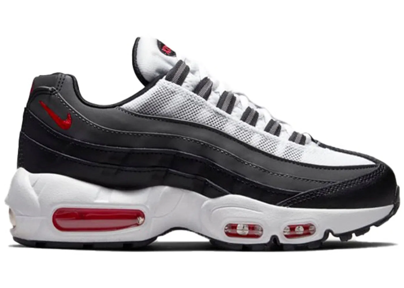 Детские кроссовки Lifestyle Nike Air Max 95 Recraft Nike, White/Iron Grey/Black/University Red