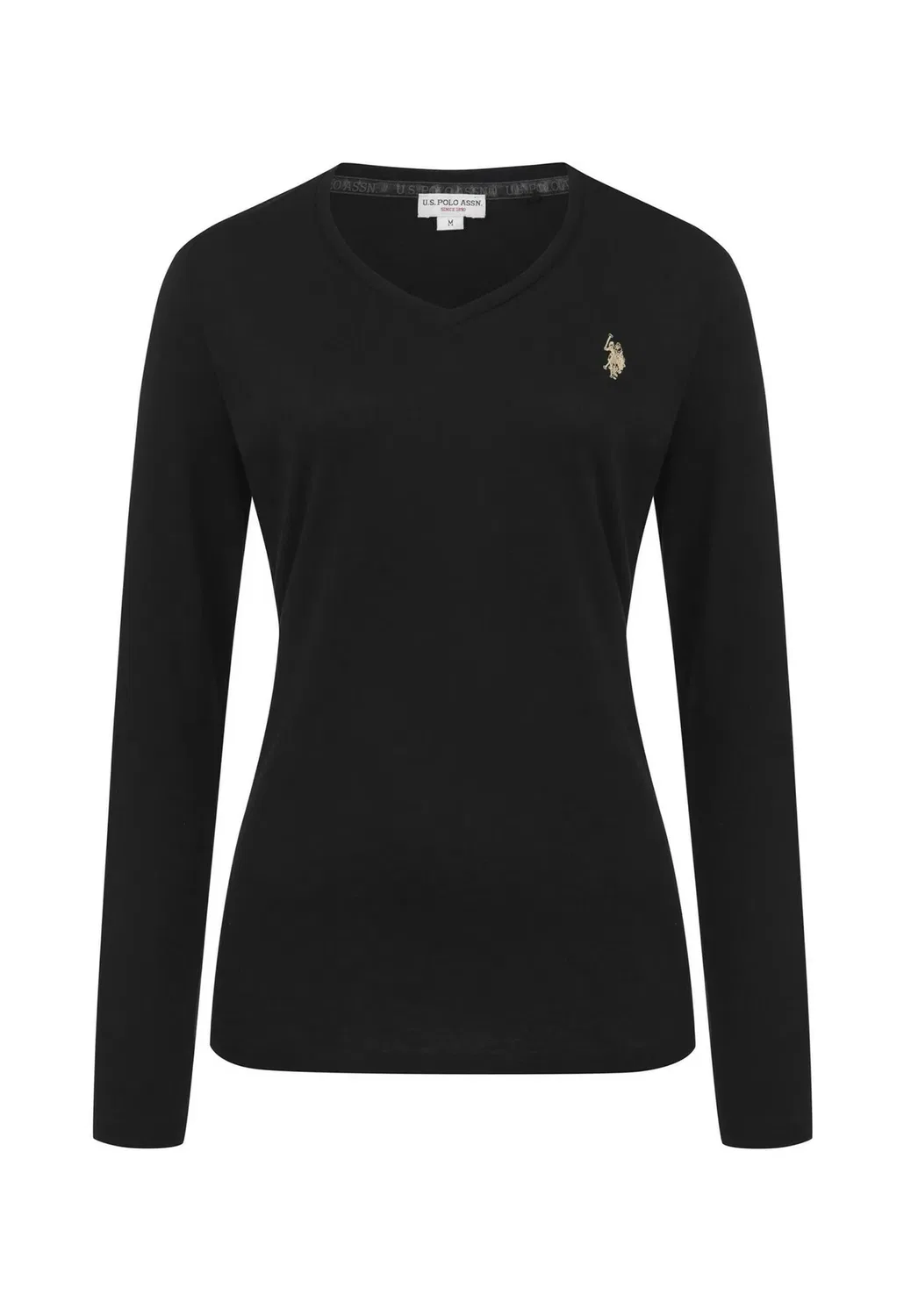 Usmarlaa_ - топ с длинными рукавами U.S. Polo Assn., Schwarz