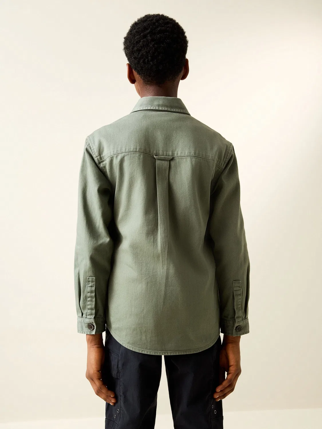 Рубашка-овершерт утилитарная, Canvas Overshirt Next, хаки — фото 3
