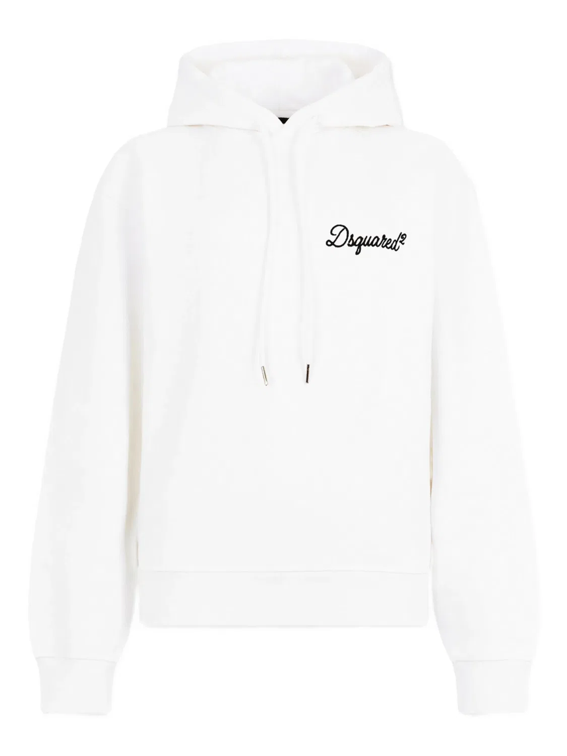 Худи с капюшоном и длинными рукавами DSQUARED2, белый