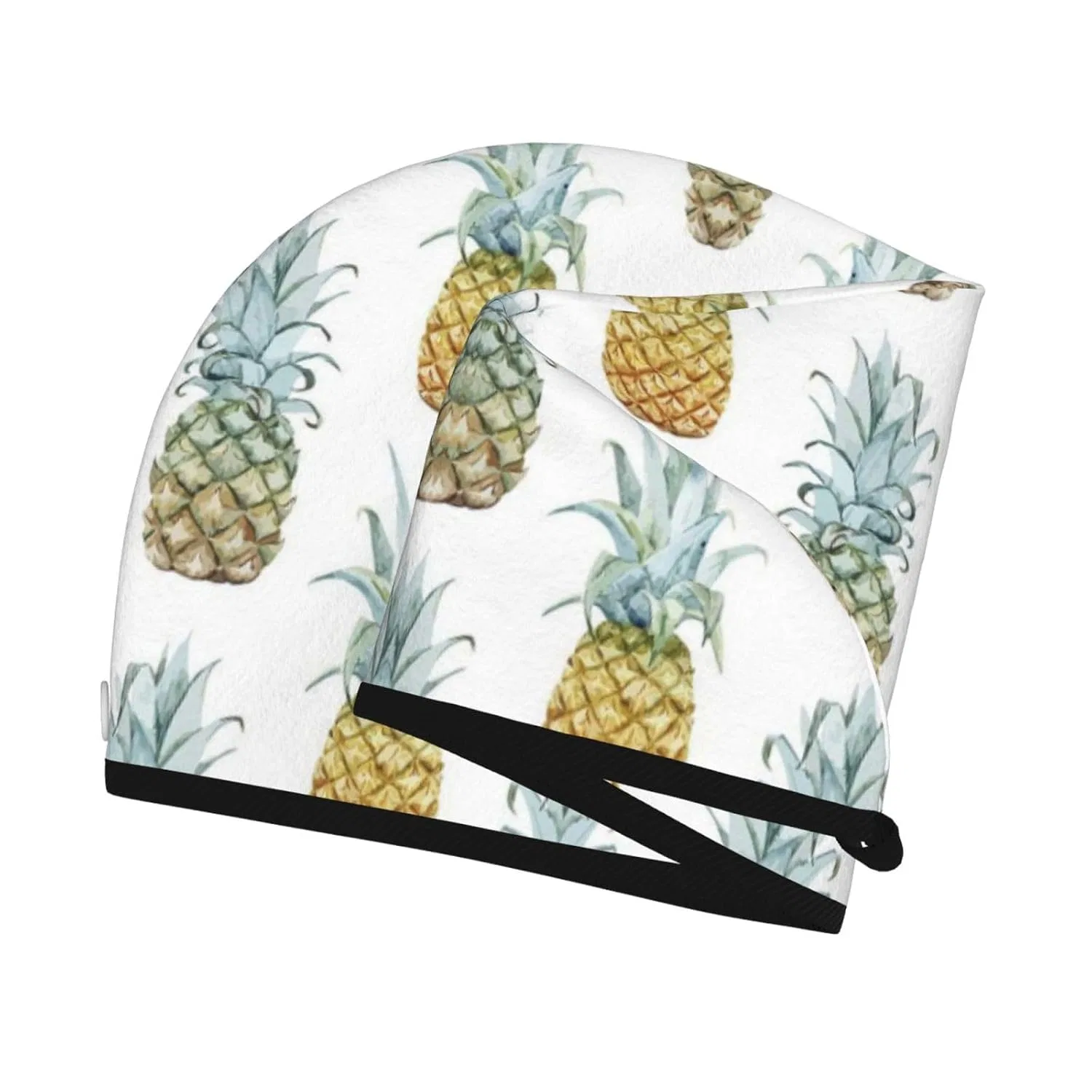 Шапочка для душа из полиэстера, OCELIO, Fashion Pineapple — фото 3