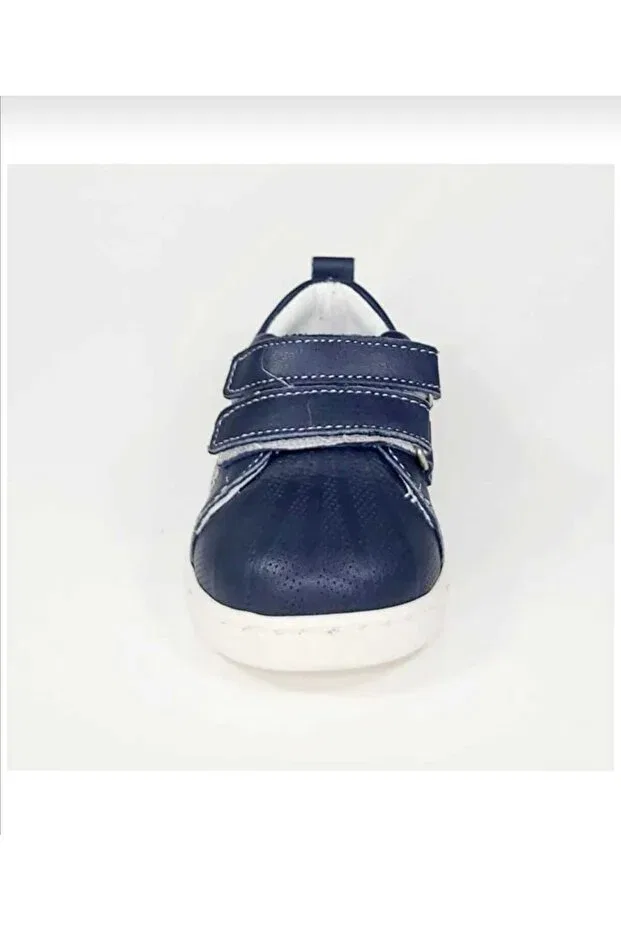 Детские ботинки для мальчиков из натуральной кожи Özgür Kids, Navy Blue — фото 2