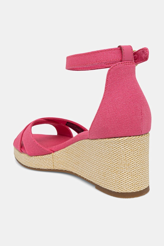 Сандалии Flag Criss-Cros Mid Wedge Espad Tommy Hilfiger, розовый — фото 3