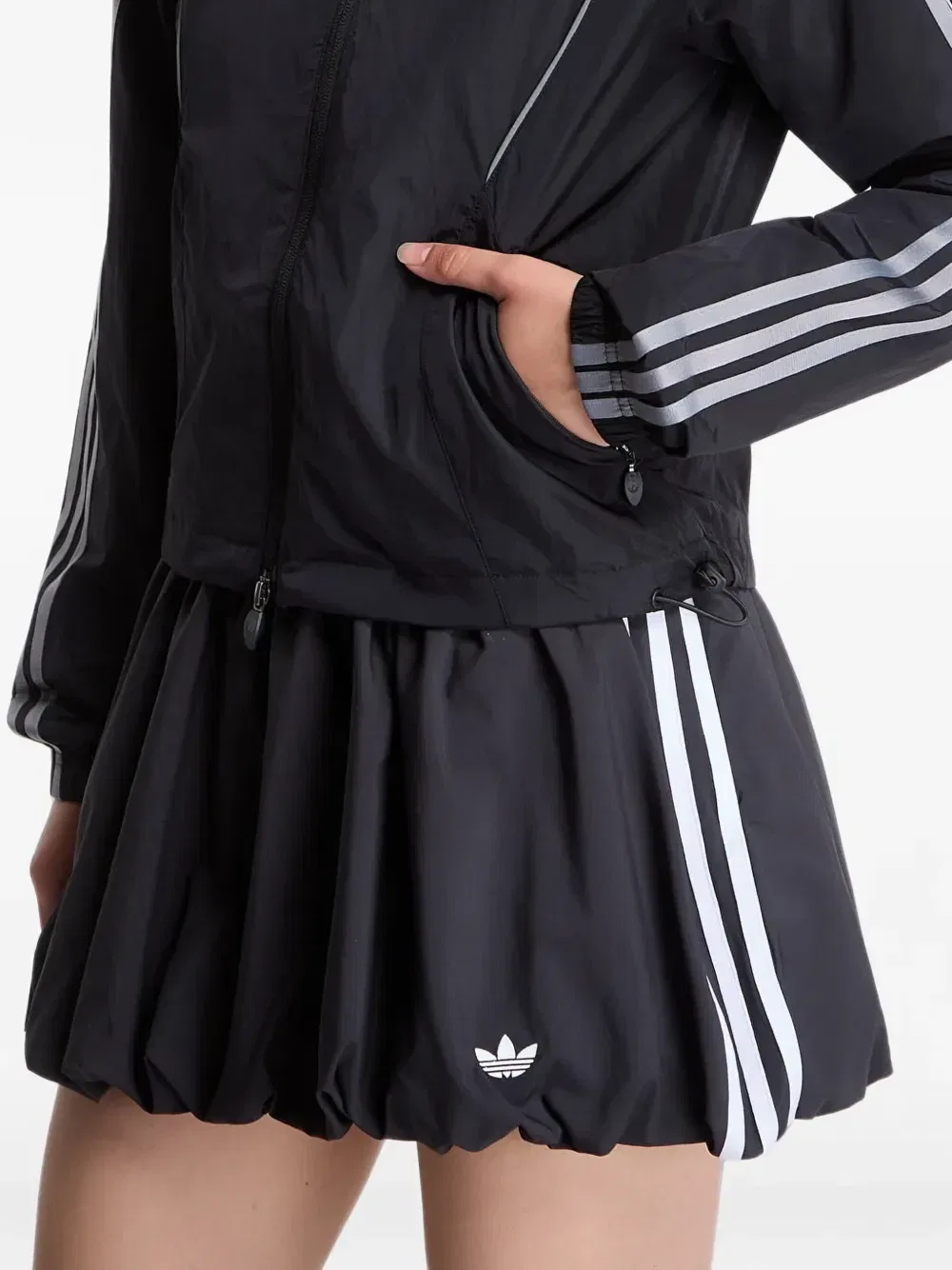 Спортивная куртка Teamgeist с окантовкой Adidas, черный — фото 4