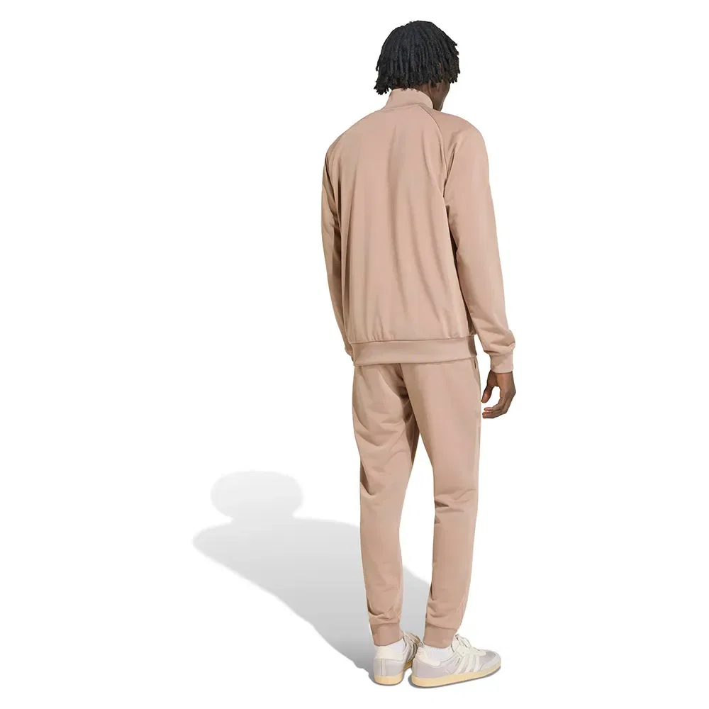 Мужской спортивный костюм с принтом Tech Trefoil Essentials Track Adidas Originals, Beige — фото 2