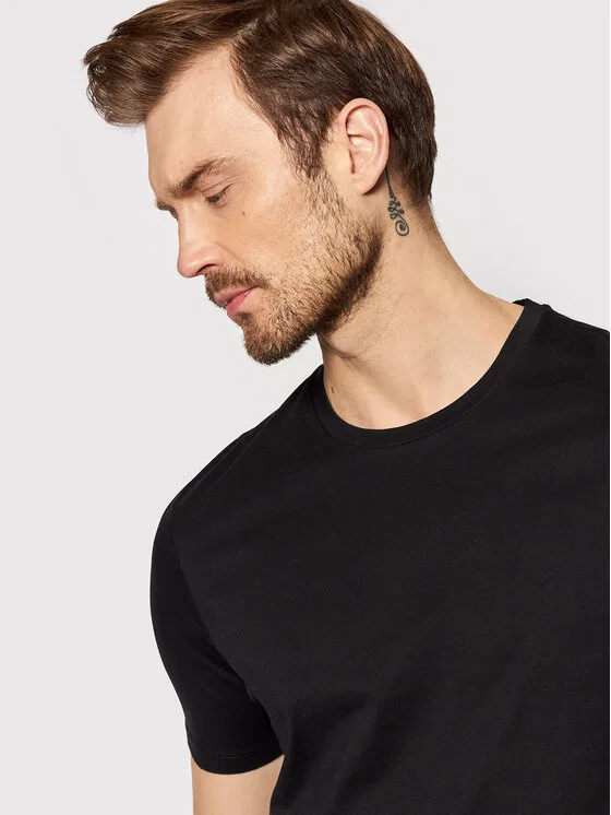 Футболка slim fit Tessler Boss, черный — фото 3