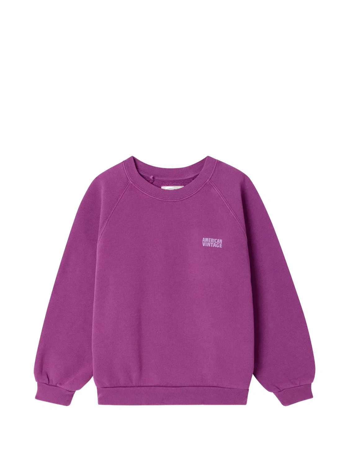 Толстовка Izubird с логотипом American Vintage Kids, фиолетовый