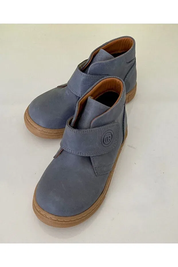 Детские ботинки для мальчиков с ортопедической стелькой Mini Angel, Jeans Blue — фото 4