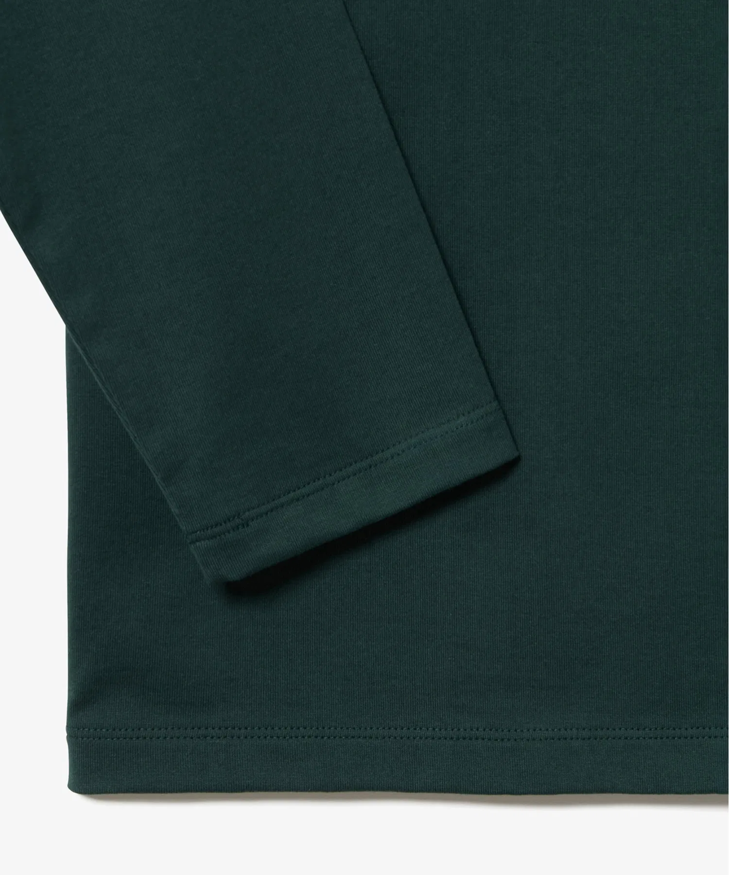 Футболка LACOSTE с вышивкой, тёмно-зелёная — фото 3