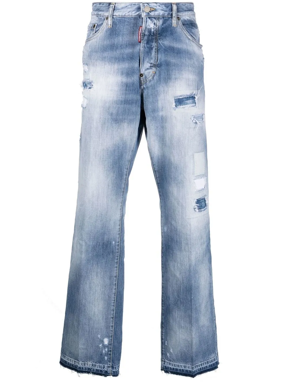 

Широкие джинсы с заниженной талией DSQUARED2, синий