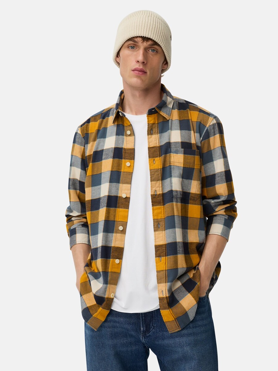 

Рубашка на пуговицах классического кроя CAMEL ACTIVE, Yellow