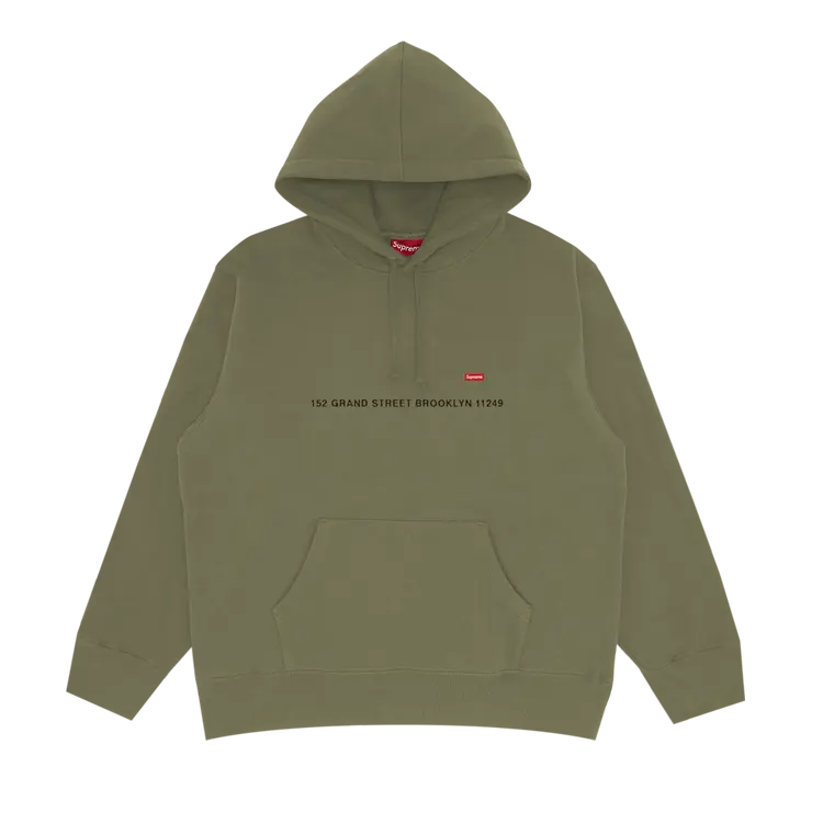 

Толстовка Supreme Shop Small Box Hooded - Brooklyn 'Light Olive', зеленый