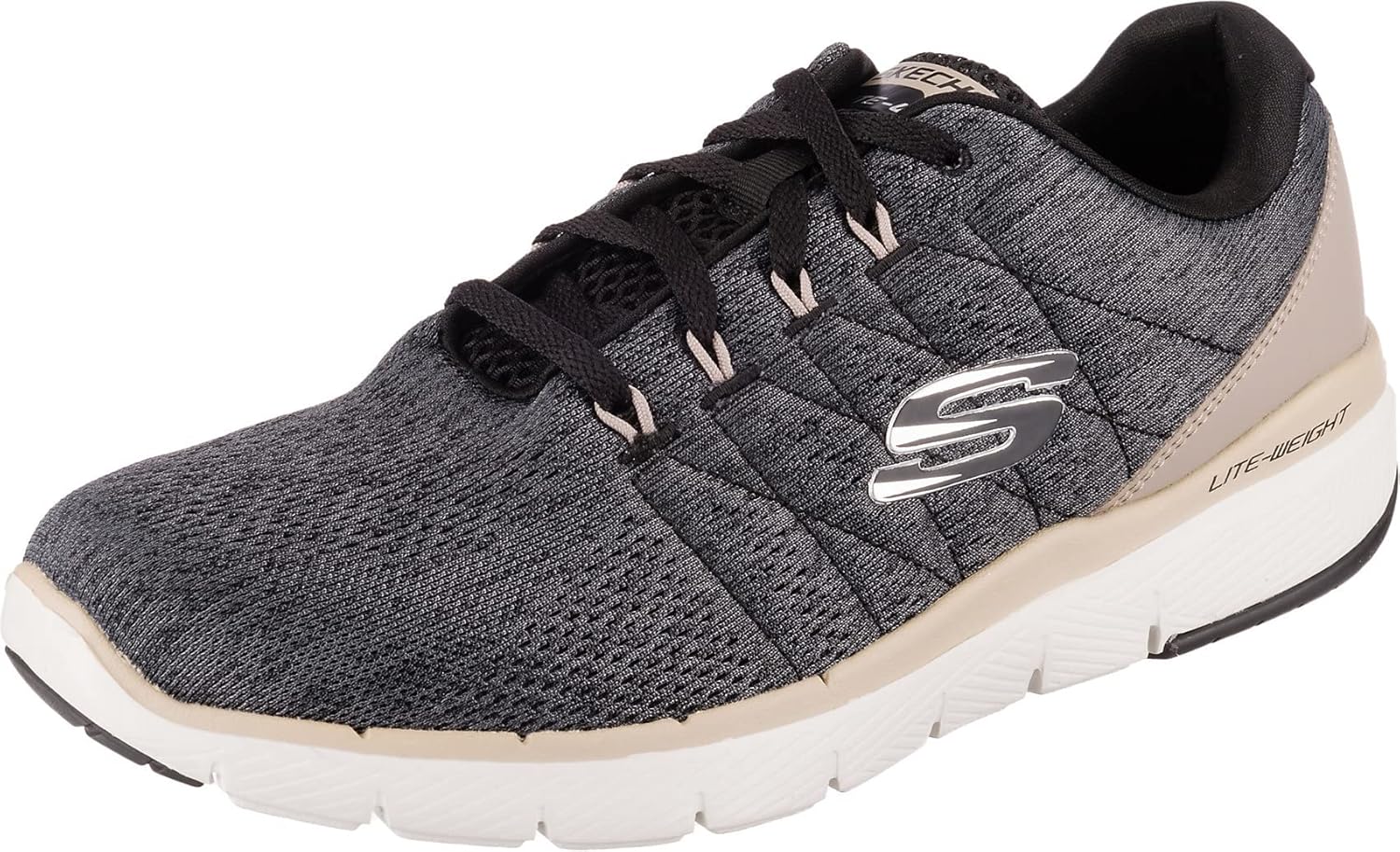 

Мужские кроссовки Skechers Flex Advantage 3.0 Stally Oxford, размер 5.5 (Великобритания), черный