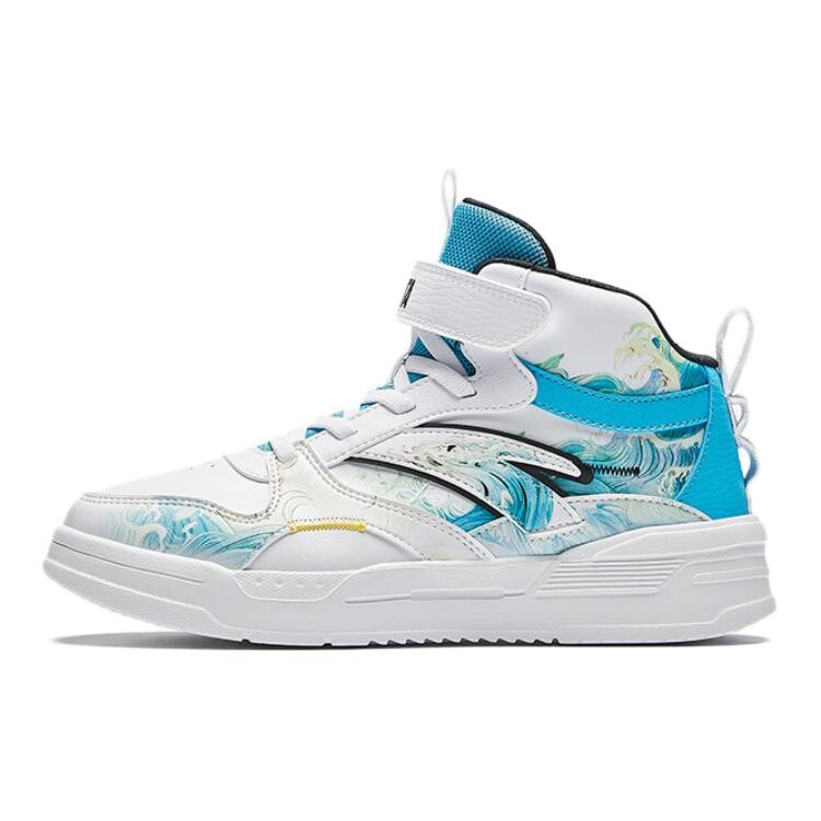 

Детские кроссовки для скейтбординга Kids High-top White/Blue Anta Kids, белый/синий