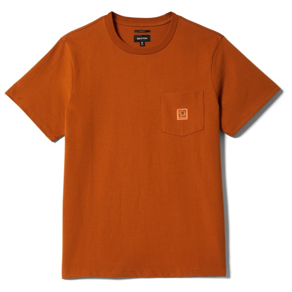 

Футболка Global hw s/s boxy pkt tee - t-shirt Brixton, Rustic Caramel