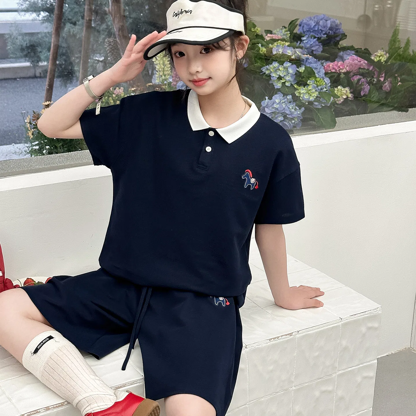 Детская спортивная одежда Casual с отложным воротником Disney, Navy Blue — фото 3