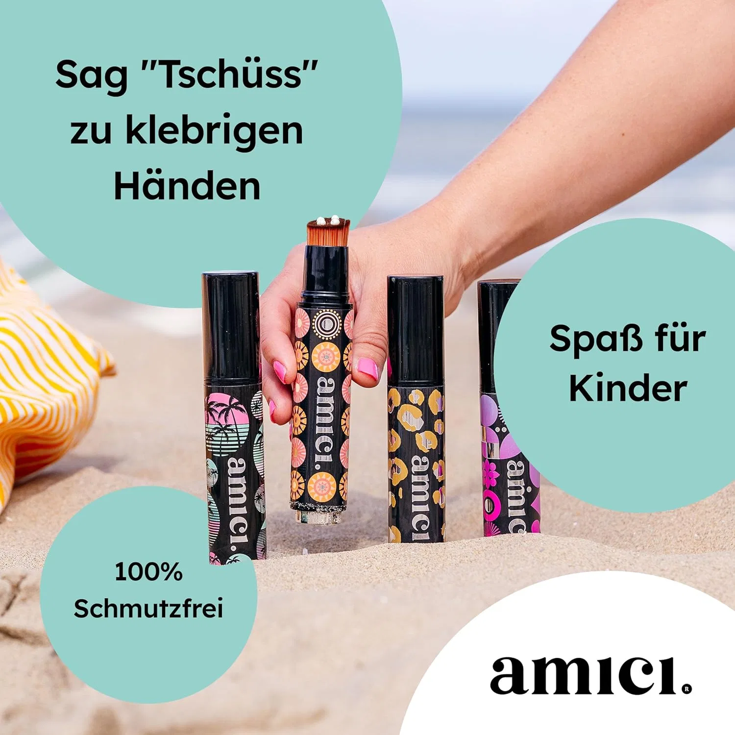 Аппликатор для солнцезащитного крема Amici Sun Cream Applicator Child «Super Sonic» Amici Cosmetics, Super Sonic — фото 4