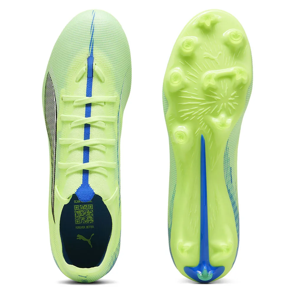 Футбольные бутсы Puma Ultra 5 Match FG/AG, зеленый — фото 2