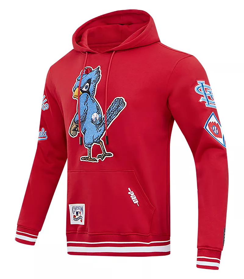 

Мужской флисовый пуловер с капюшоном Pro Standard St. Louis Cardinals, красный