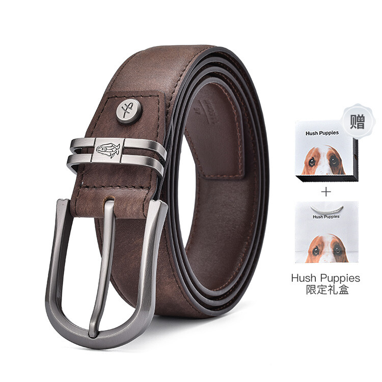 

Мужской кожаный ремень Hush Puppies, HD-2171330W коричневый