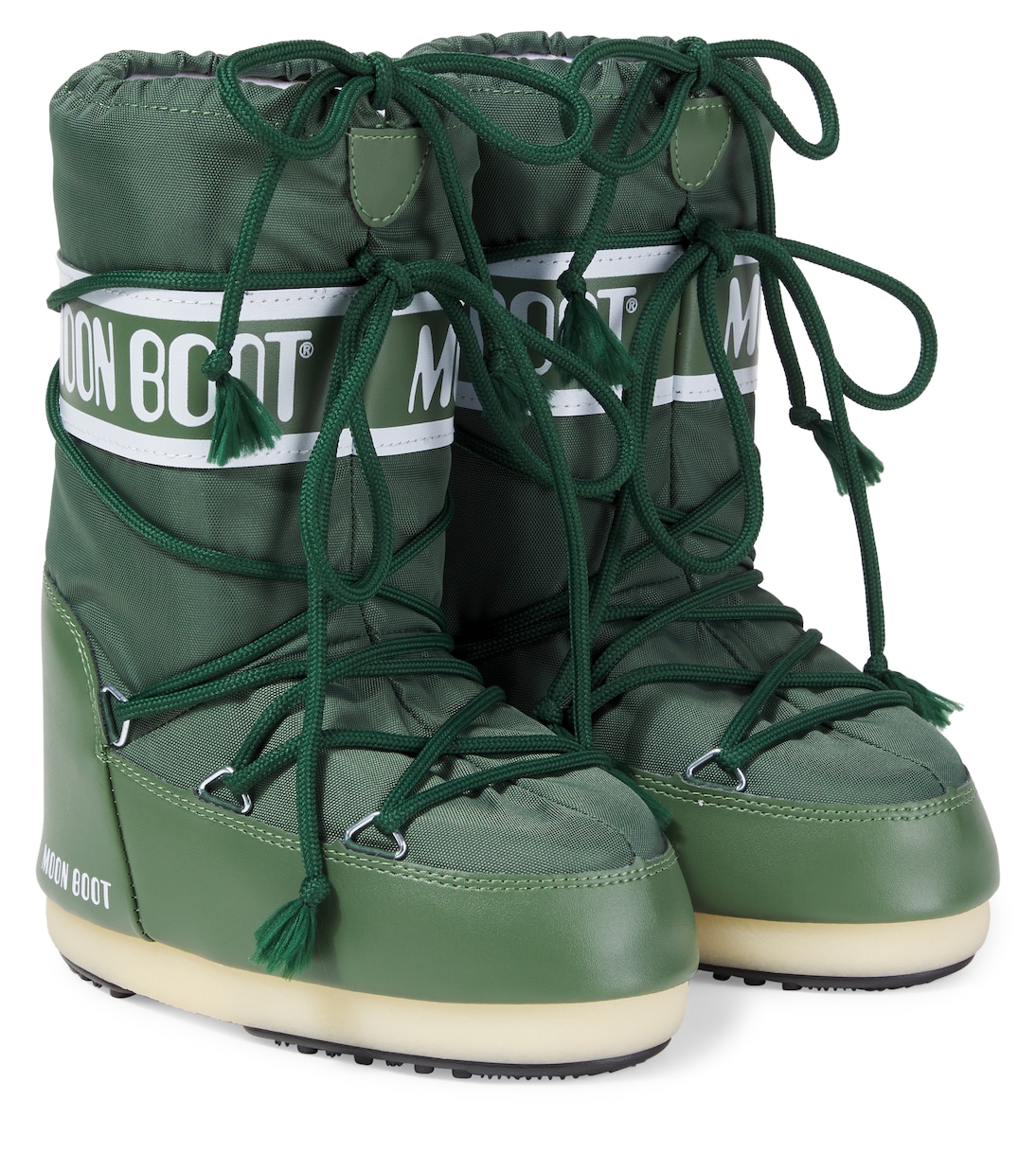 

Иконные зимние ботинки Moon Boot Kids, Forest Green