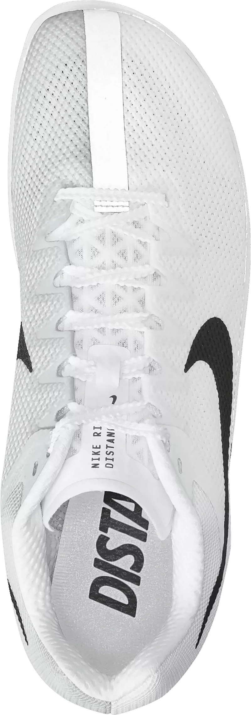 Легкоатлетические кроссовки Nike Zoom Rival Distance, цвет White/Black/Metallic Silver — фото 2