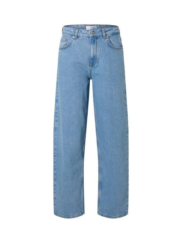 

Джинсы-бочонки alice со средней талией SELECTED FEMME, цвет Light Blue Denim