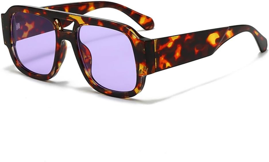 

Солнцезащитные очки UV400 с двойной перемычкой, конфетного цвета, с широкими дужками, подходят для женщин и мужчин, для бега и занятий спортом на открытом воздухе UYPTK, Leopard Purple