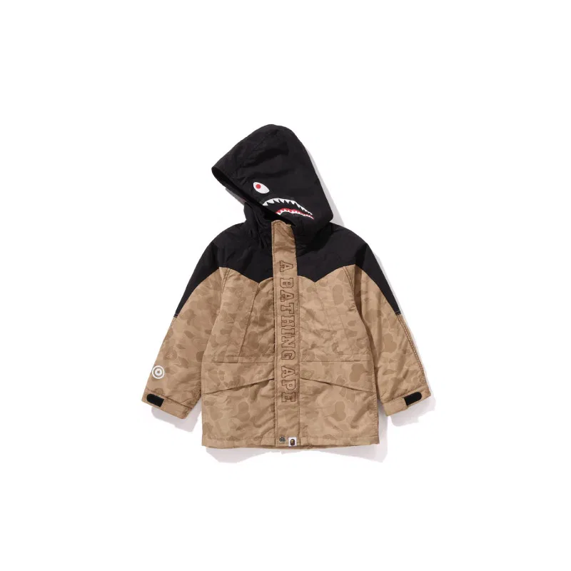 Детская куртка с капюшоном Moderate A BATHING APE, Beige Yellow BGX — фото 3