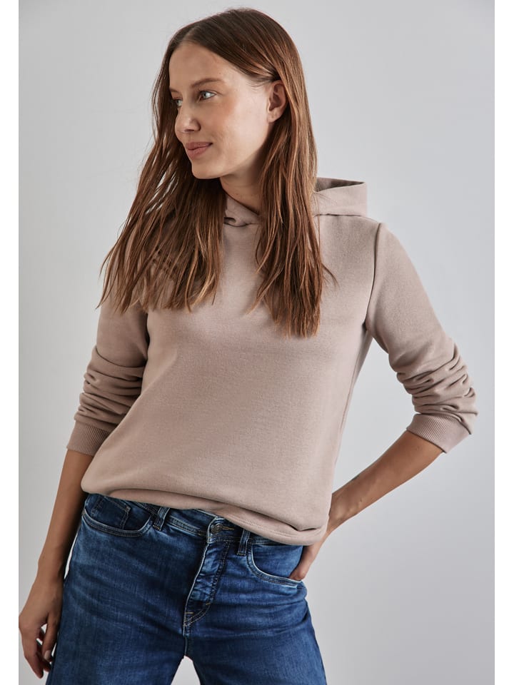 

Толстовка Street One Hoodie, бежевый