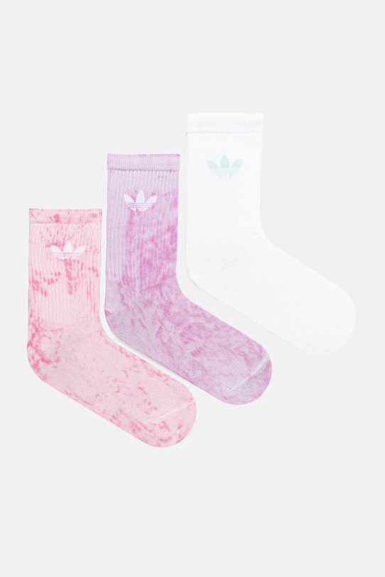 

Носки Tie Dye Cr S 3 пары Adidas Originals, розовый