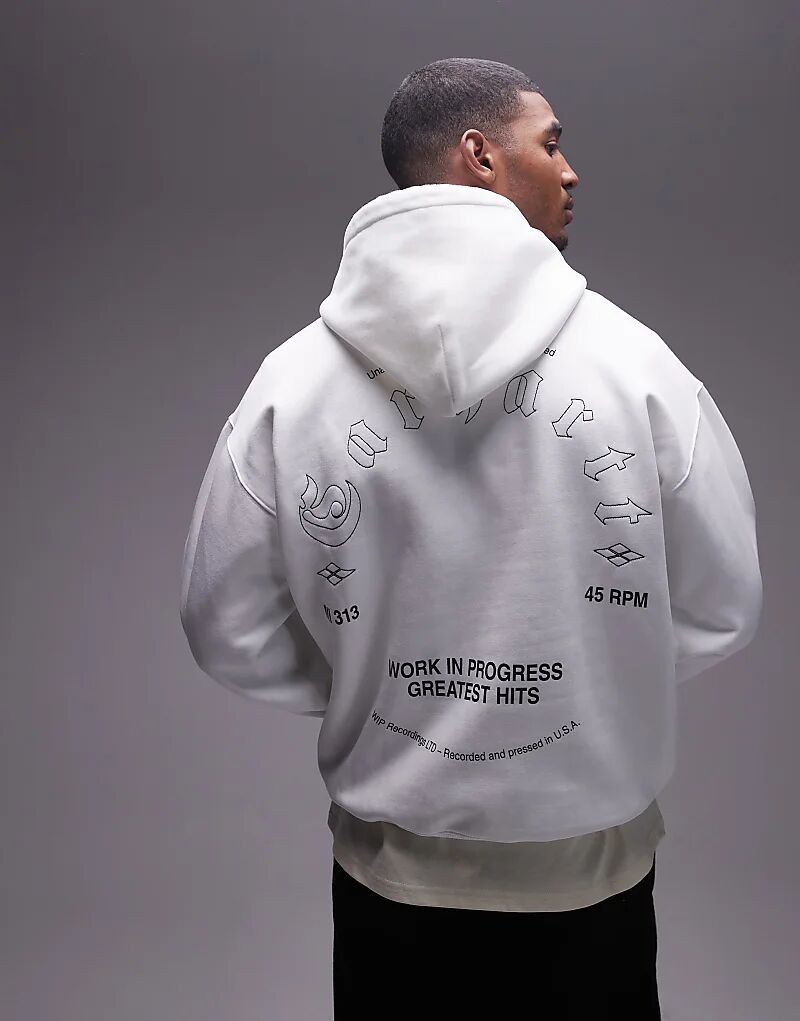 

Худи с надписью «величайшие хиты» белого цвета Carhartt WIP
