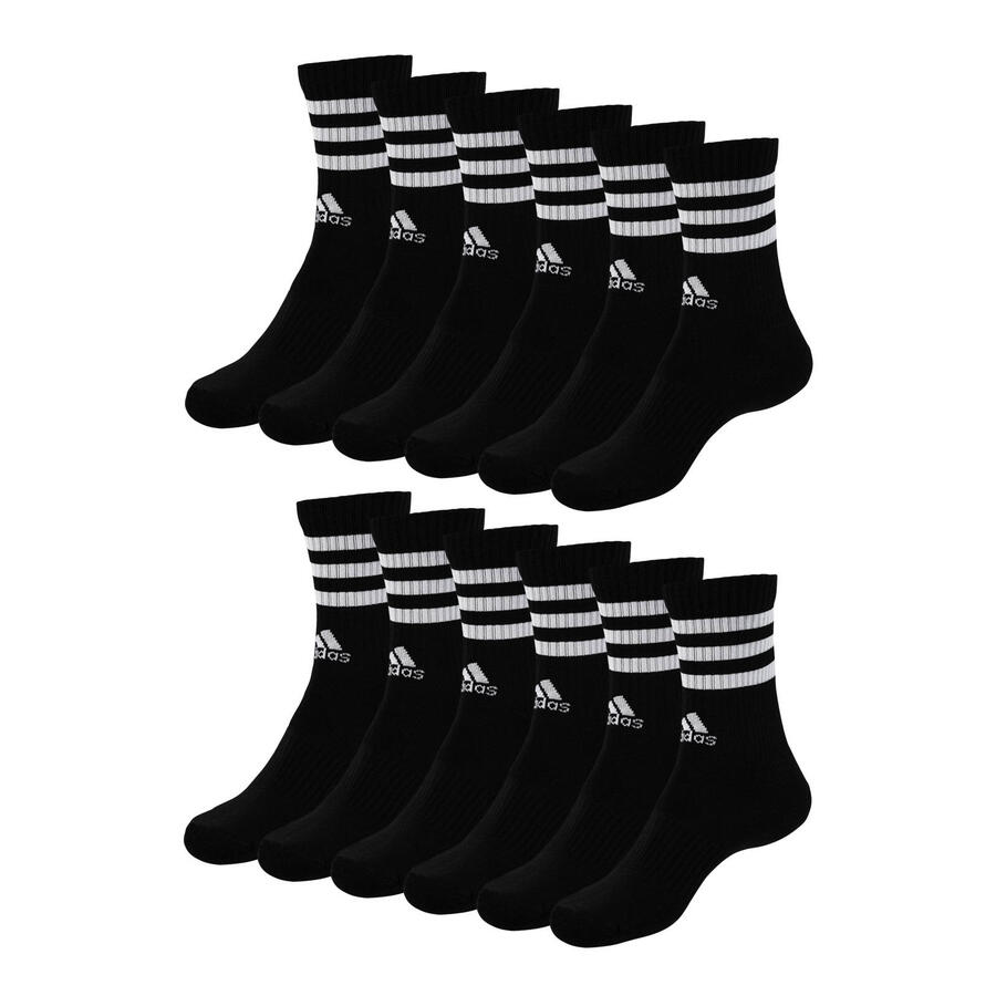

ADIDAS Спортивные носки Crewsocks, 6 пар, для мужчин и женщин - мягкие, с амортизацией