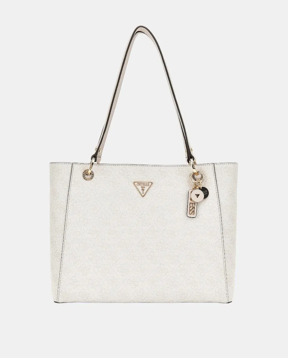 

Сумка через плечо с молнией и двойной ручкой Guess, белый