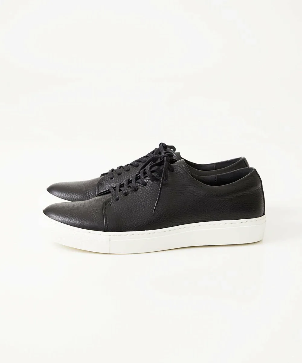Кроссовки из зернистой кожи Michel Klein Homme, black — фото 2