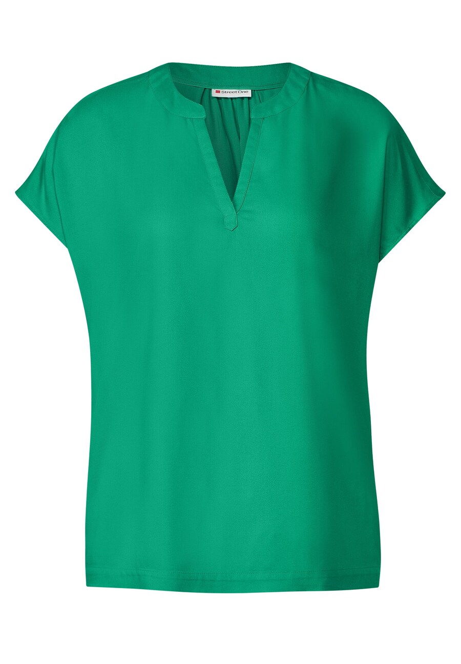 

Блузка с коротким рукавом STREET ONE Blouse, темно-зеленый