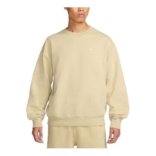 

Куртка solo swoosh флисовый свитшот crew Nike, желтый