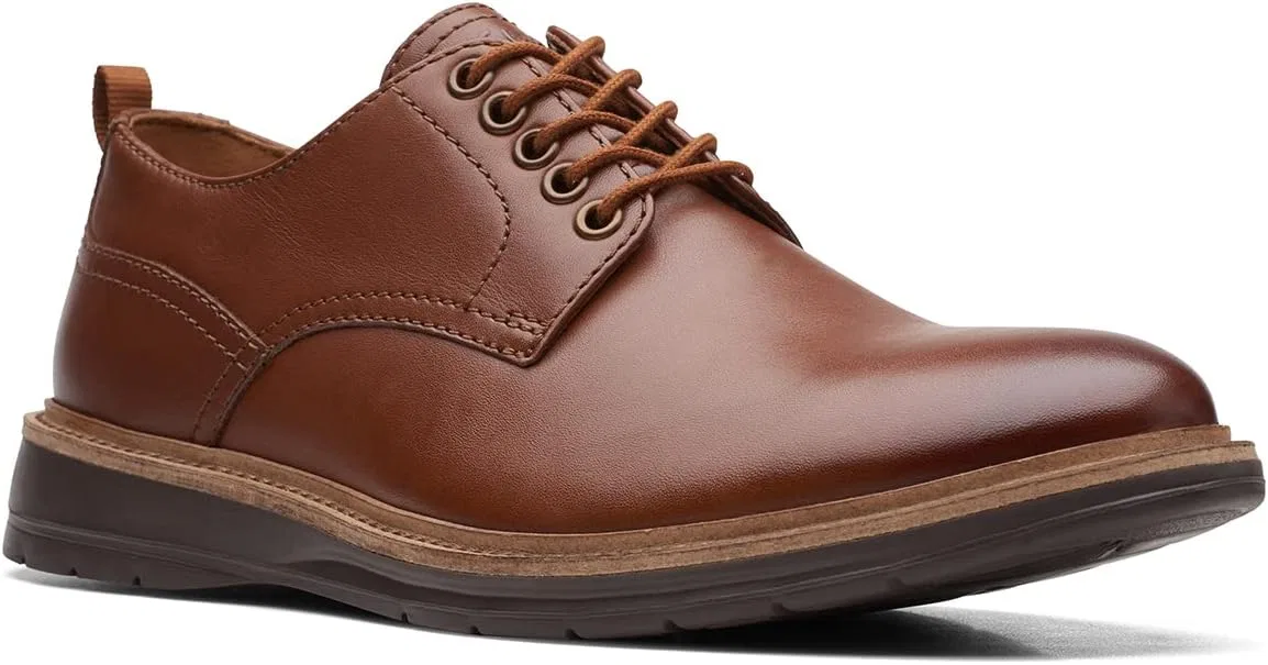 Мужские кроссовки Clarks Chantry Walk, Dark Tan — фото 2