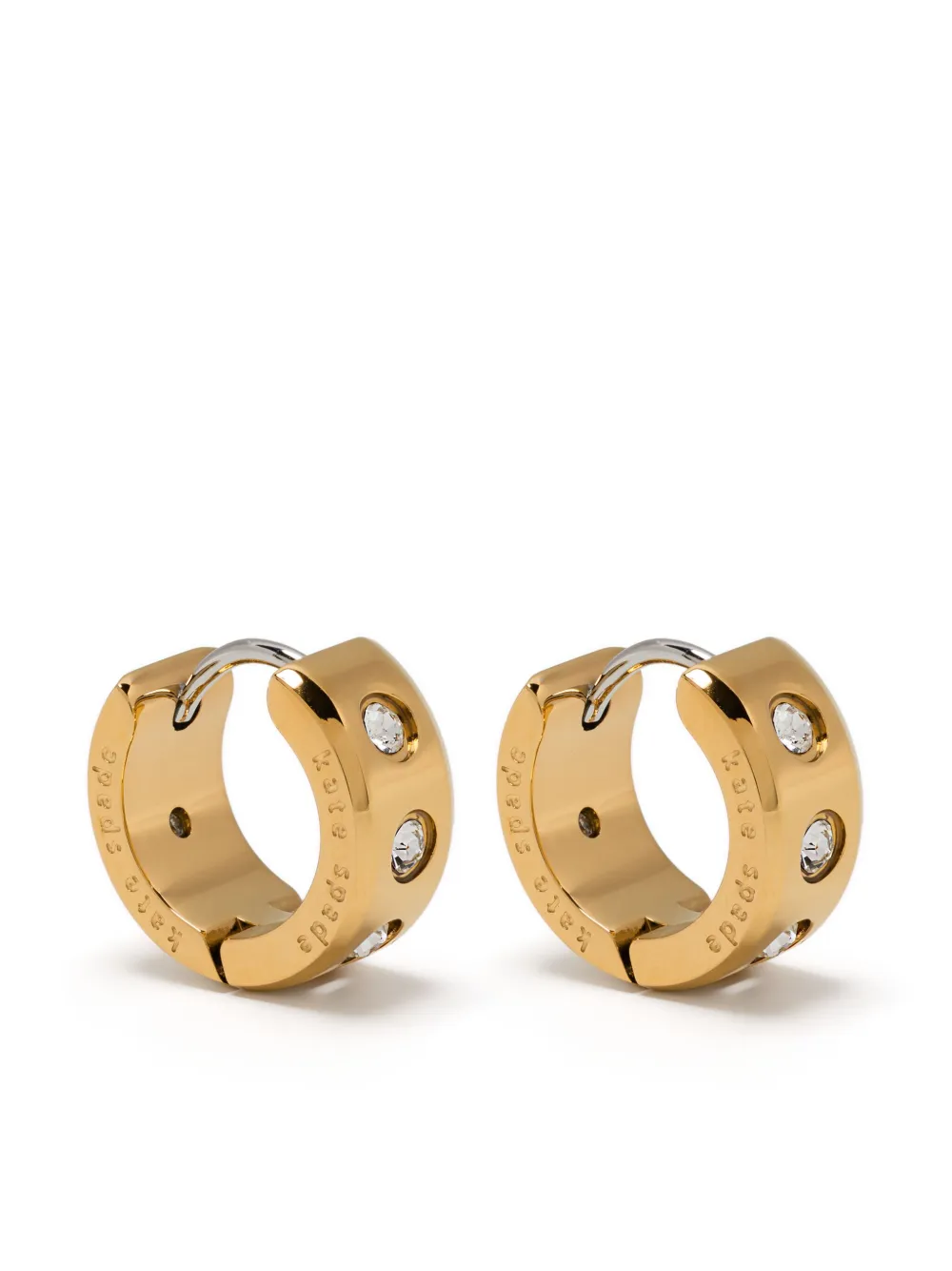 

Массивные серьги-хагги Set In Stone Kate Spade, золотой